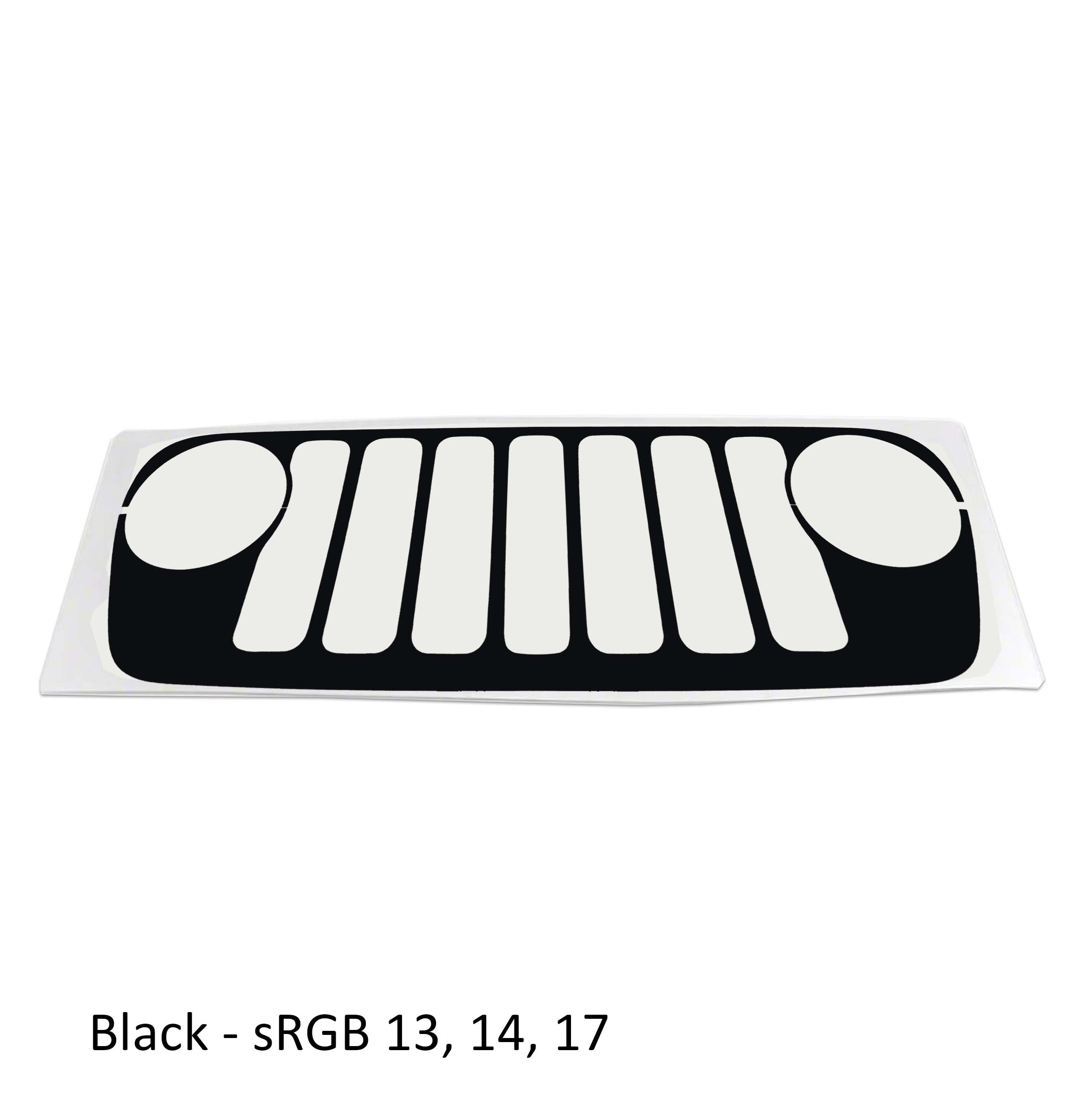 Grille Skin Vinyl Graphic for JL Wranglers & JT Gladiators 2018 - 2023