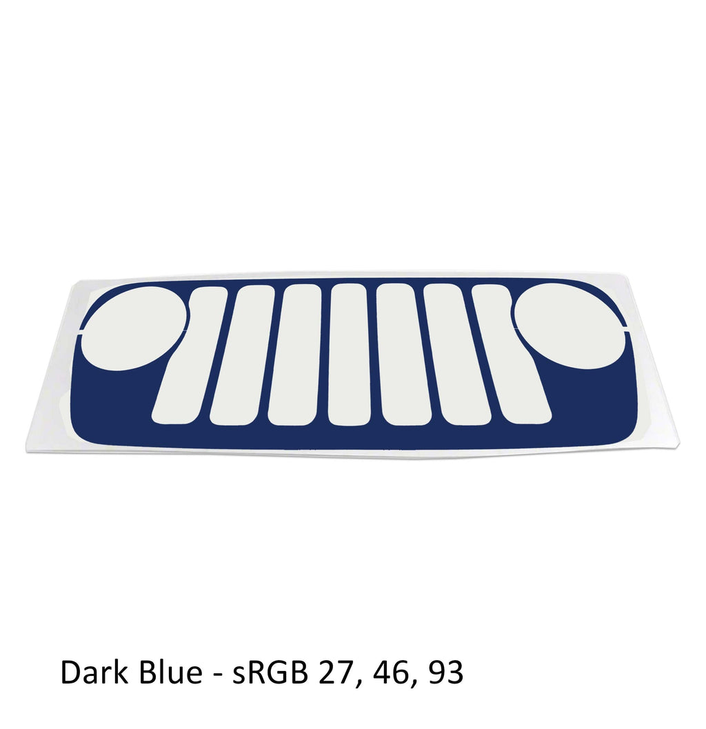 Grille Skin Vinyl Graphic for JL Wranglers & JT Gladiators 2018 - 2023