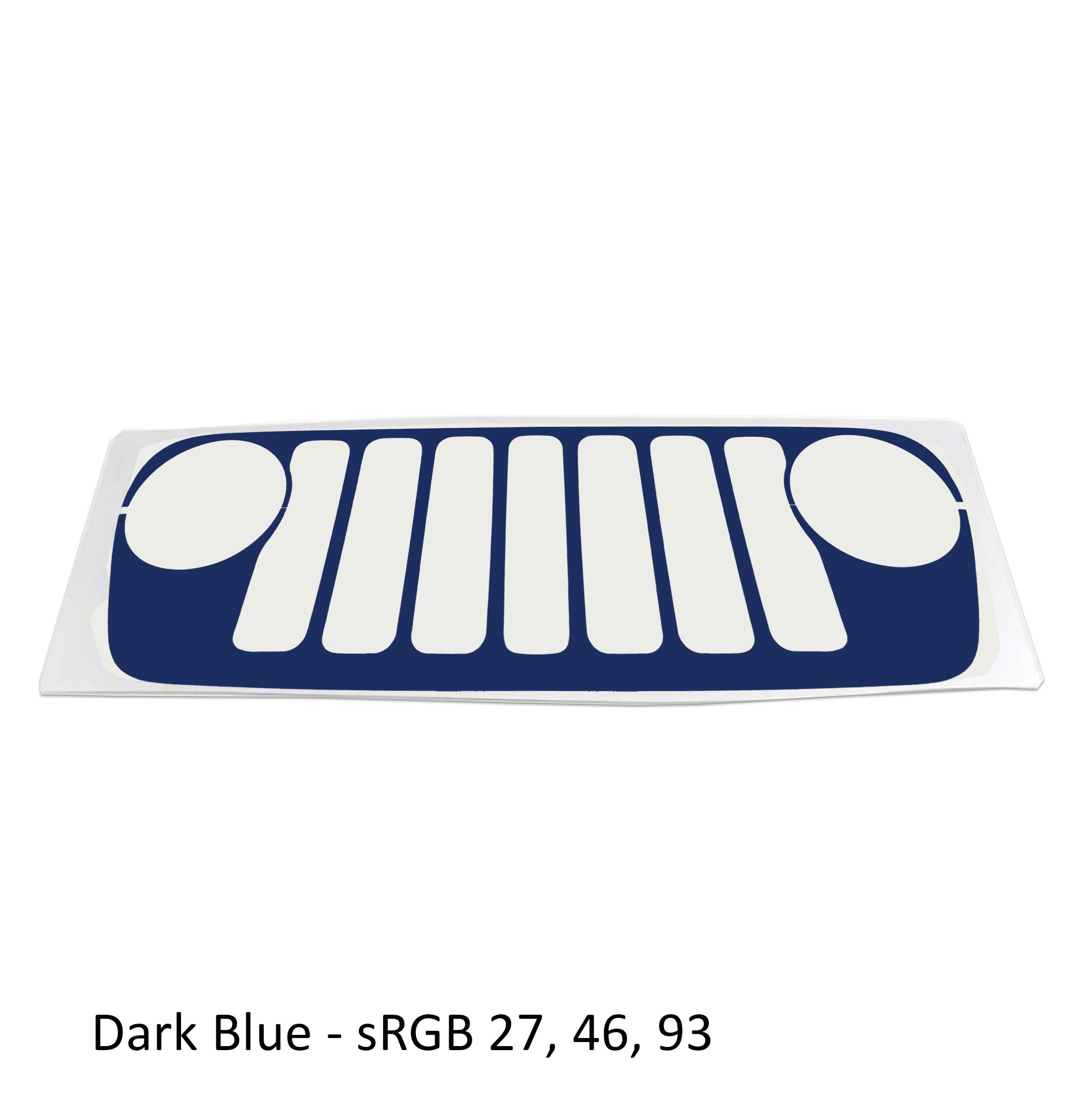 Grille Skin Vinyl Graphic for JL Wranglers & JT Gladiators 2018 - 2023