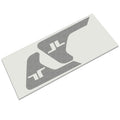 JL lettering fender vent vinyl decal in black for Jeep Wrangler JL Gladiator JT 2018 and newer