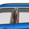 Japanese Artwork Car Door Vinyl Graphic: Bold Livery Sticker for Pillar Panels Universal Fit