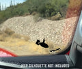 Cowboy Riding A-Bomb Vinyl Decal