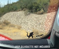 Godzilla Easter Egg Companion Windshield Chaser Vinyl Decal