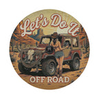 Let's Do It Offroad Spare Tire Cover With Backup Camera Hole Option