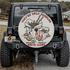 They're Just Noodles Santa Clara Delivery Spare Tire Cover With Backup Camera Hole