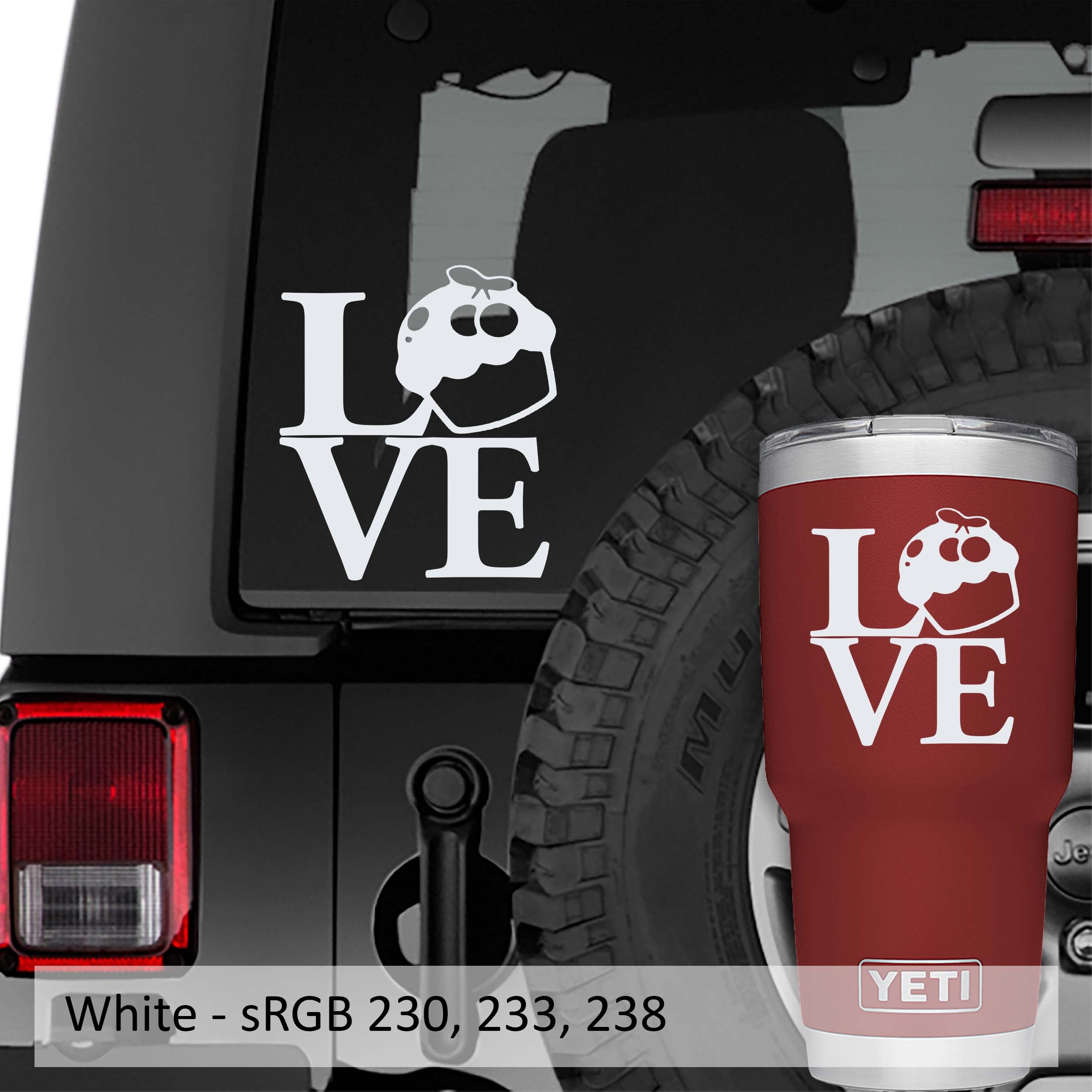 Love Cupcakes Vinyl Decal