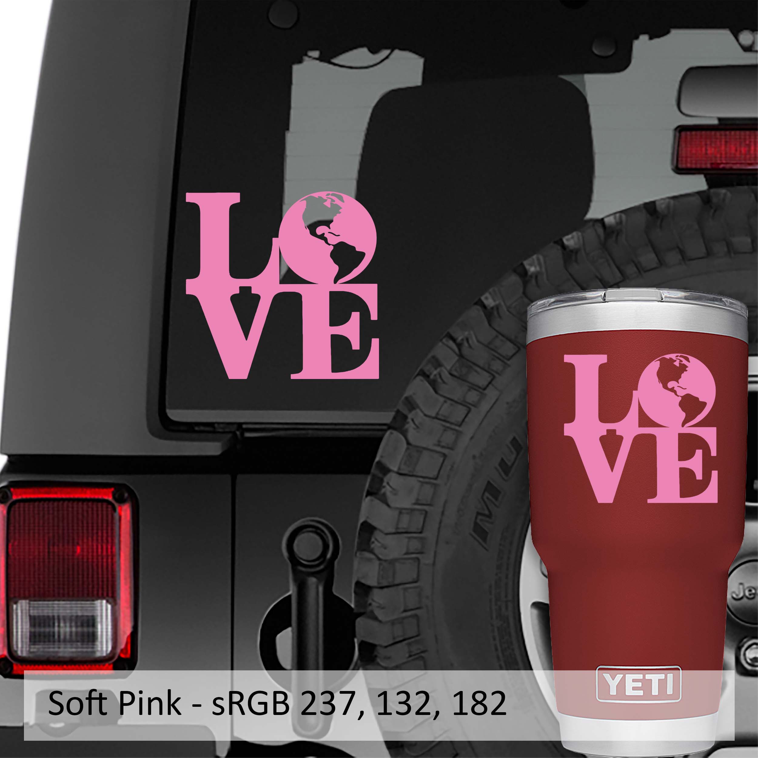 Love Mother Earth Vinyl Decal