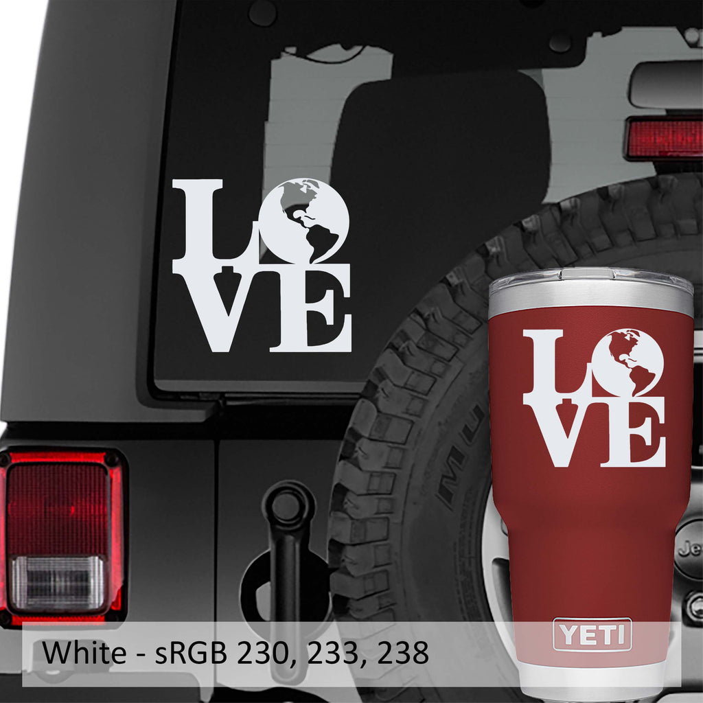Love Mother Earth Vinyl Decal