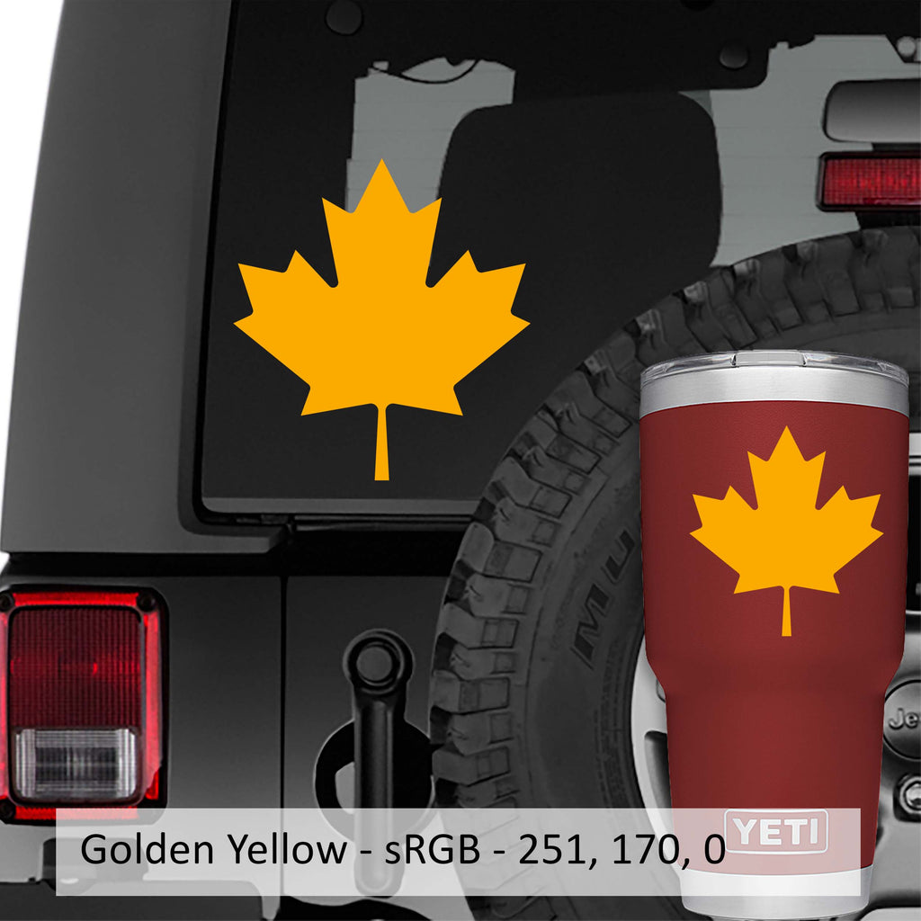 Canadian Maple Leaf Decal