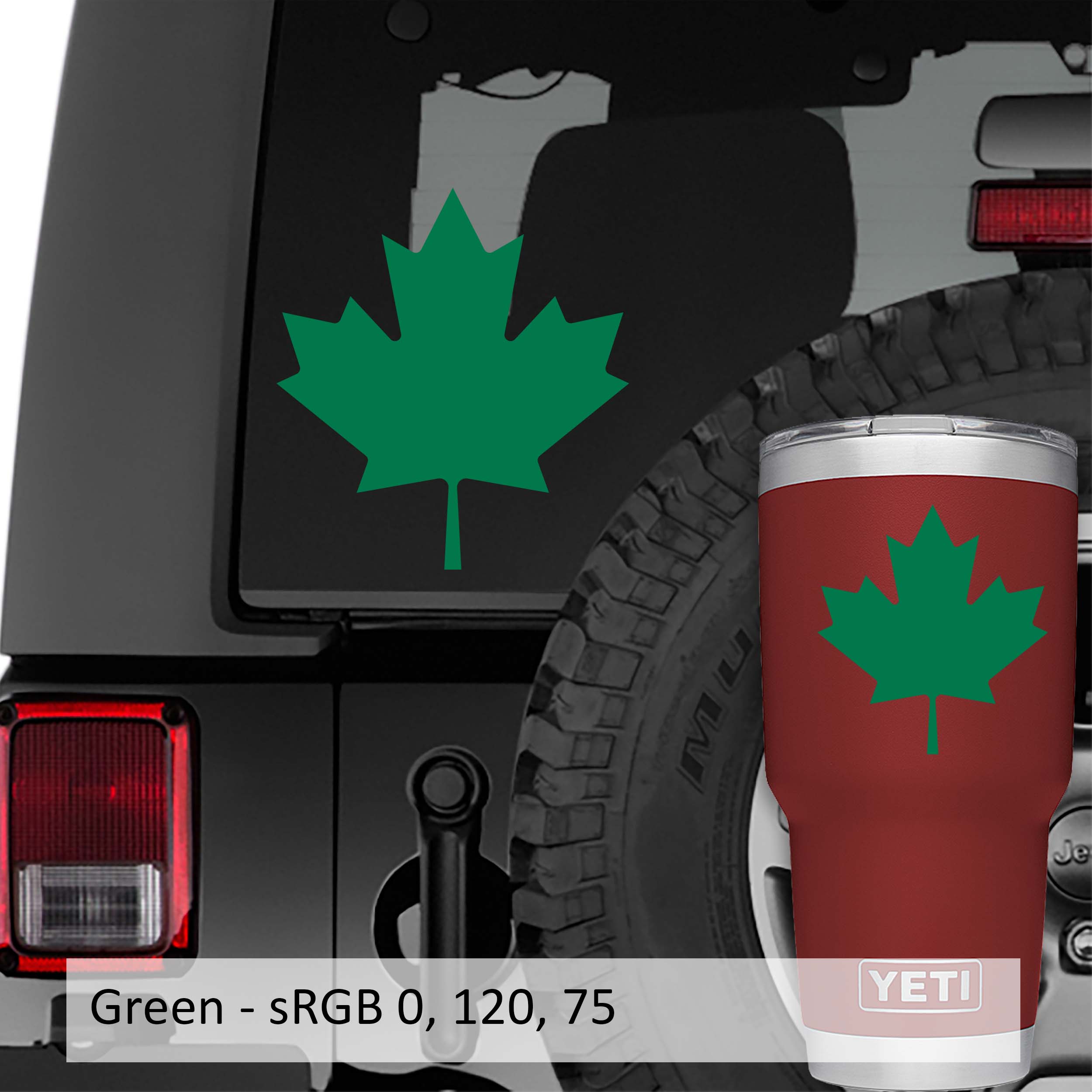 Canadian Maple Leaf Decal