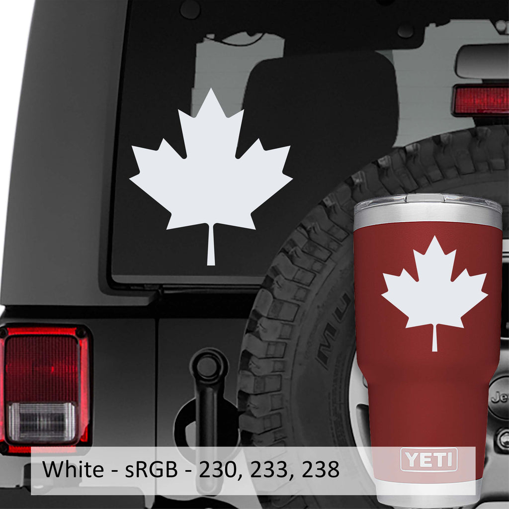 Canadian Maple Leaf Decal