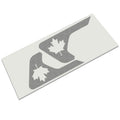 Canadian maple leaf fender vent vinyl decal in red for Jeep Wrangler JL Gladiator JT 2018 plus