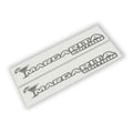 Margarita Edition hood decal pair with cocktail glass and lime wedge graphic on transfer sheets