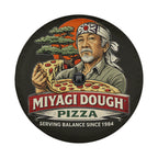 Miyagi Dough Pizza Spare Tire Cover With Backup Camera Hole Option