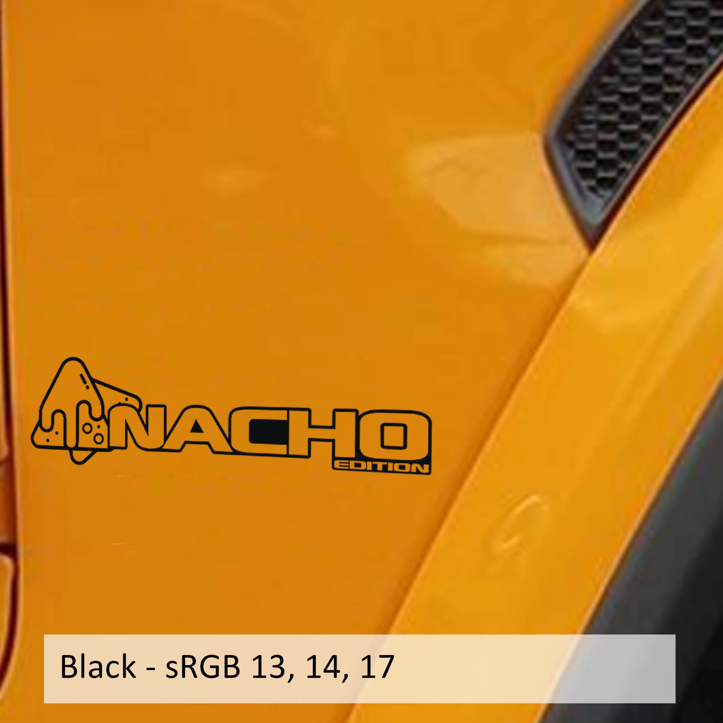 Nacho Edition Decal v1 (Pair) Fender Decals For Wrangler/Gladiator JL/JT