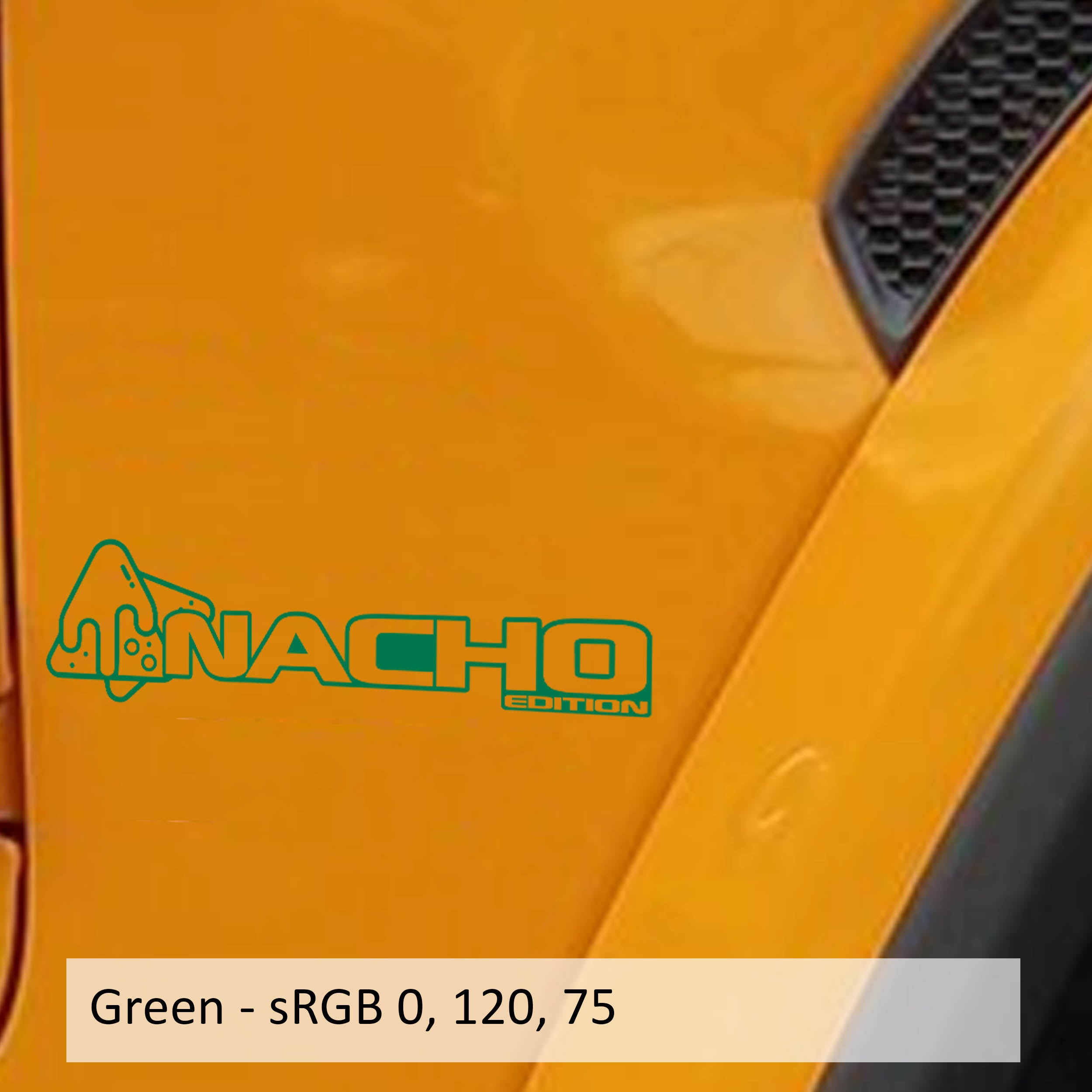 Nacho Edition Decal v1 (Pair) Fender Decals For Wrangler/Gladiator JL/JT