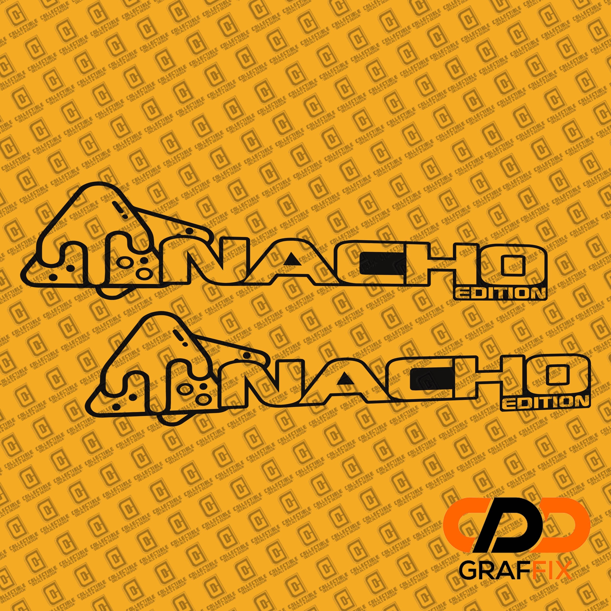 Nacho Edition Decal v1 (Pair) Fender Decals For Wrangler/Gladiator JL/JT