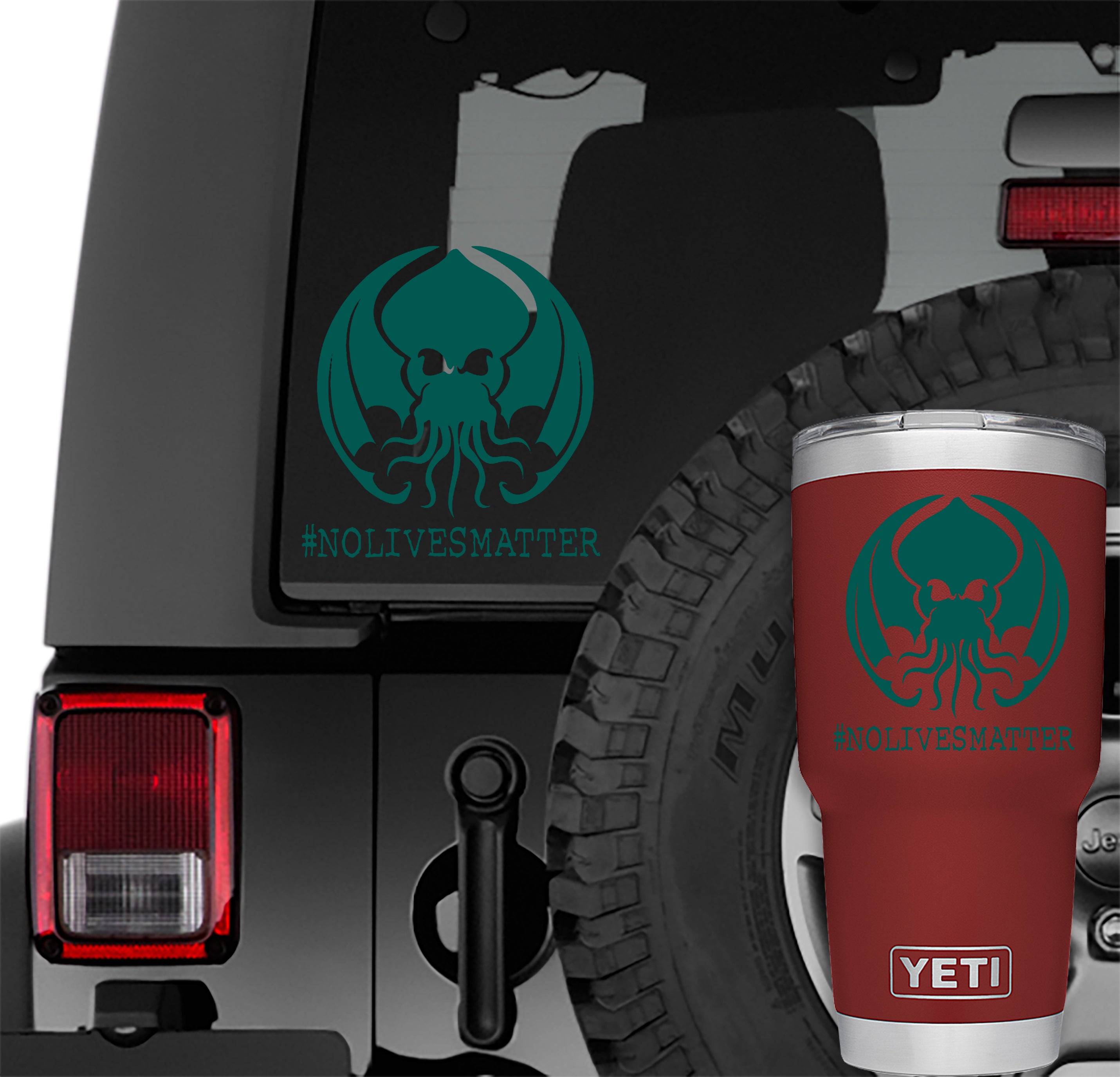 Cthulhu No Lives Matter Vinyl Decal
