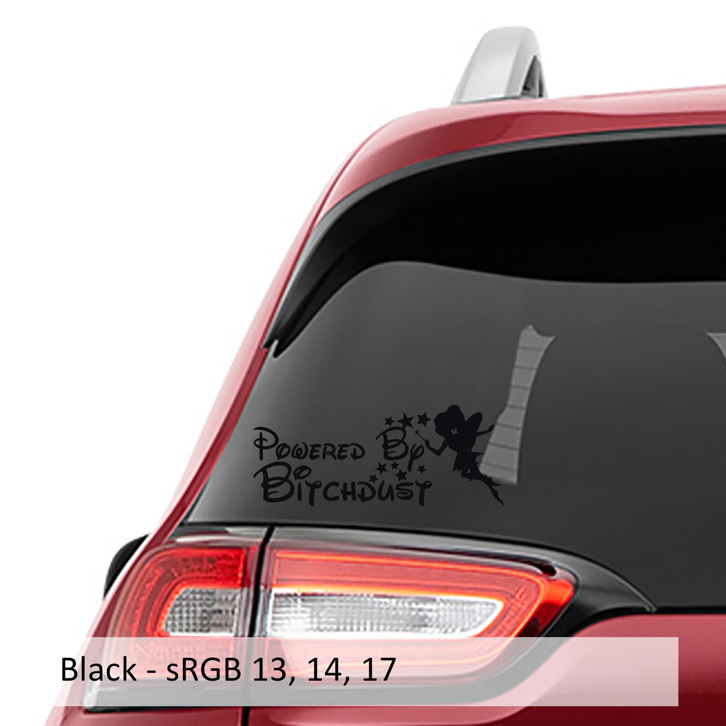 Powered by Bitchdust Vinyl Decal Sticker