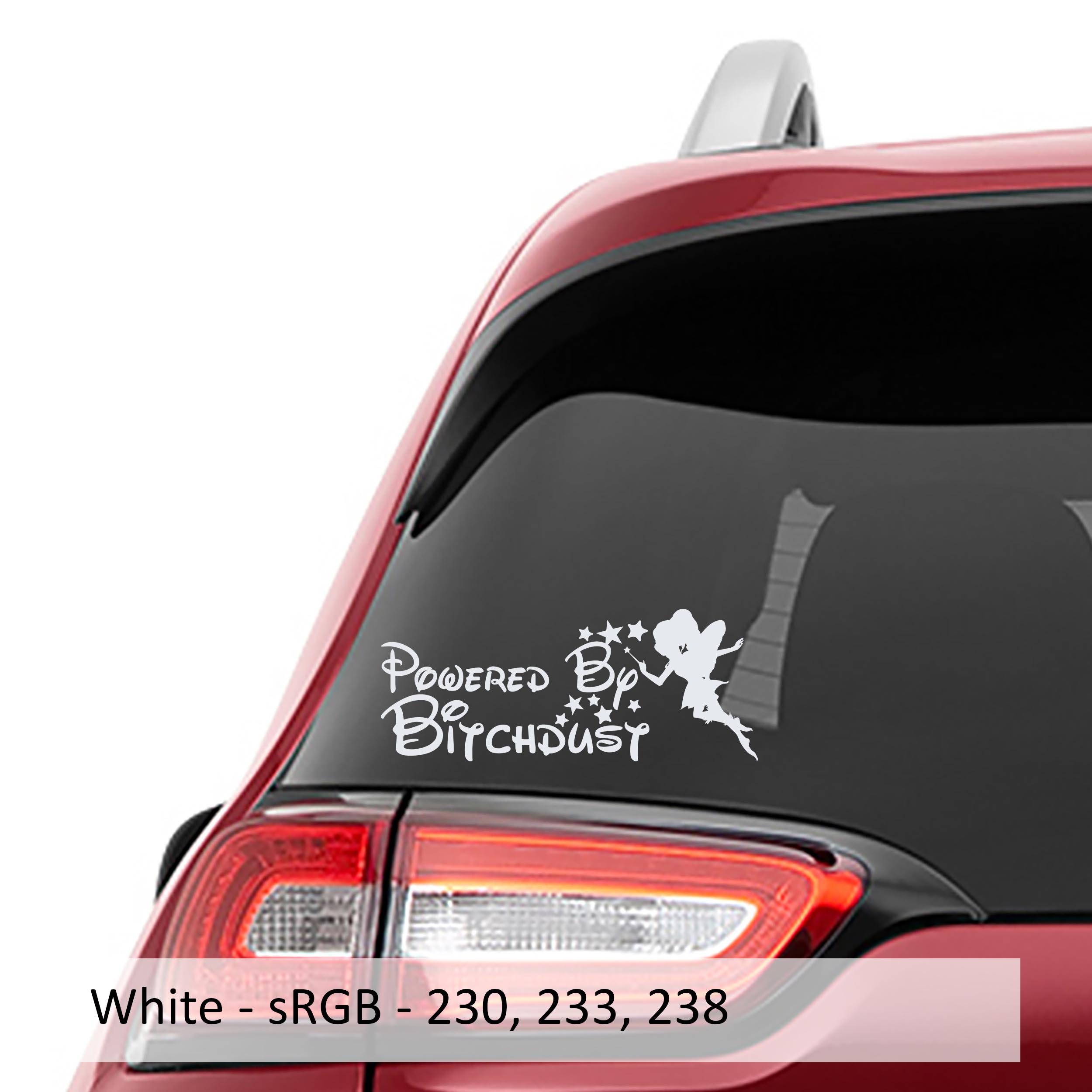 Powered by Bitchdust Vinyl Decal Sticker
