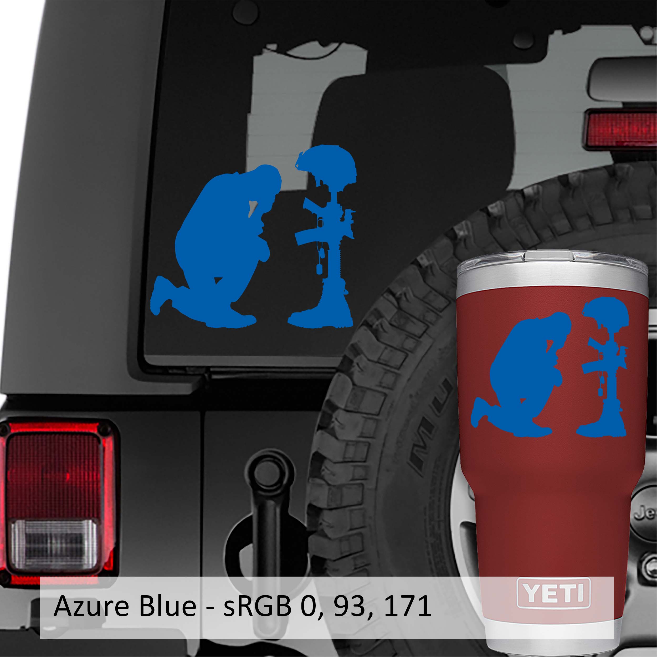 Remember Fallen Hero Vinyl Decal
