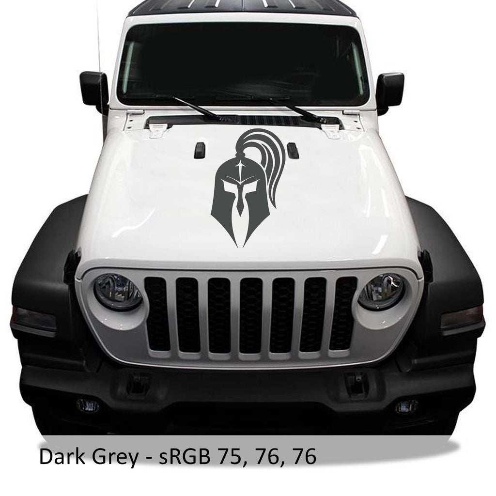 Roman Gladiator Helmet Hood Vinyl Decal