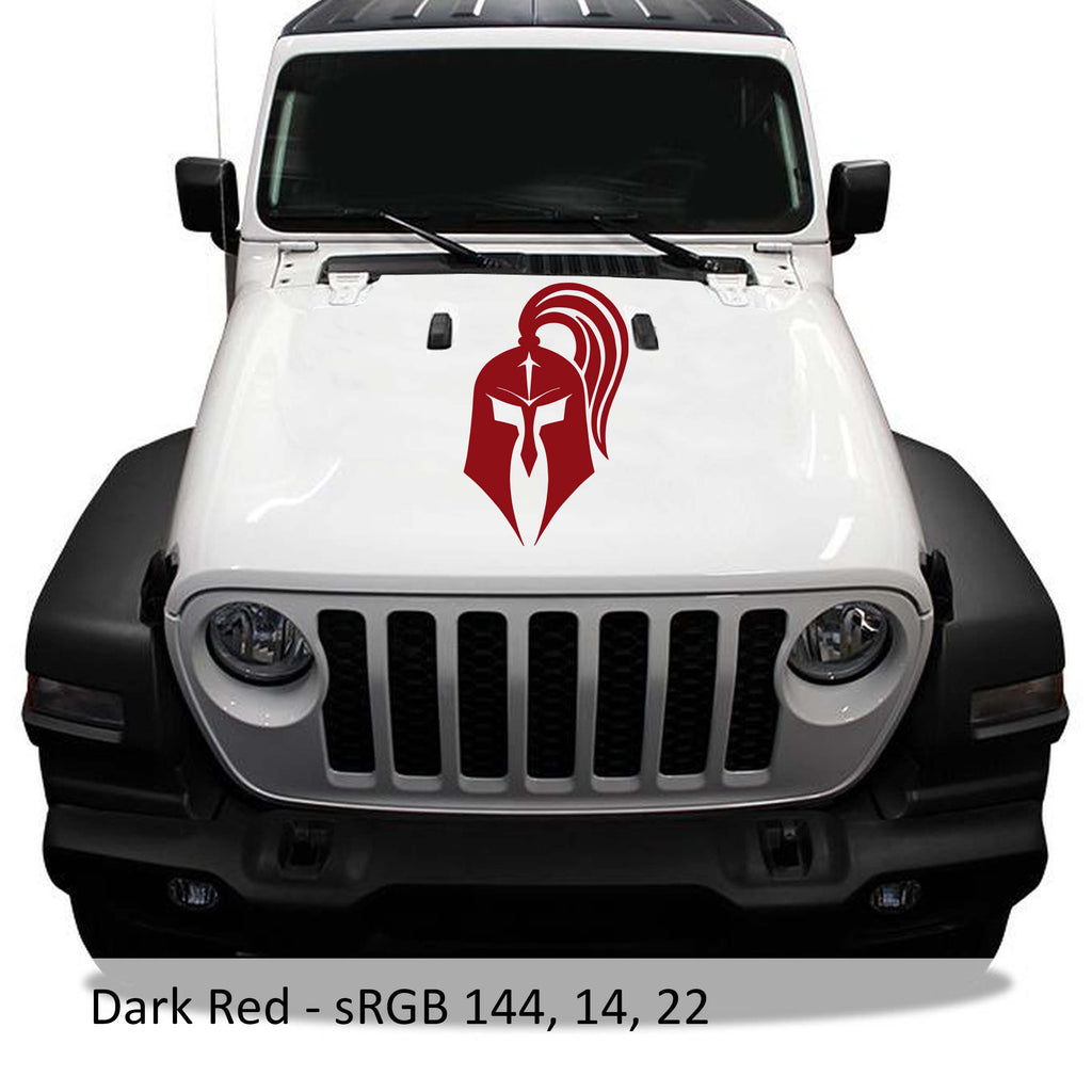 Roman Gladiator Helmet Hood Vinyl Decal