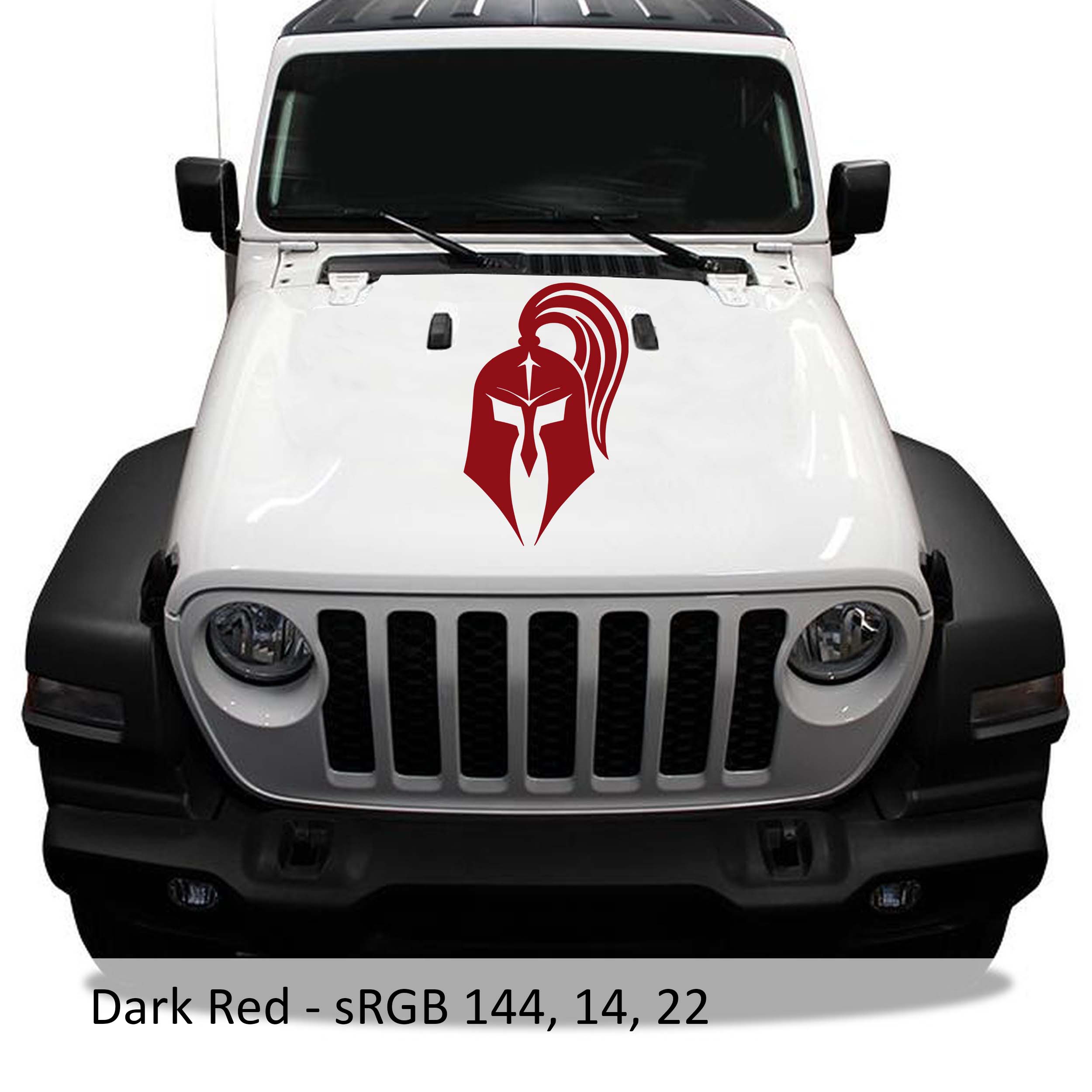 Roman Gladiator Helmet Hood Vinyl Decal