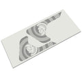 Roman Centurion warrior decal transfer sheet with Greek key border for Jeep JL JT fender vent