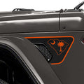 South Carolina State Logo 2-Color Fender Vent Decal Set - Fits Wrangler JL/JLU & Gladiator JT