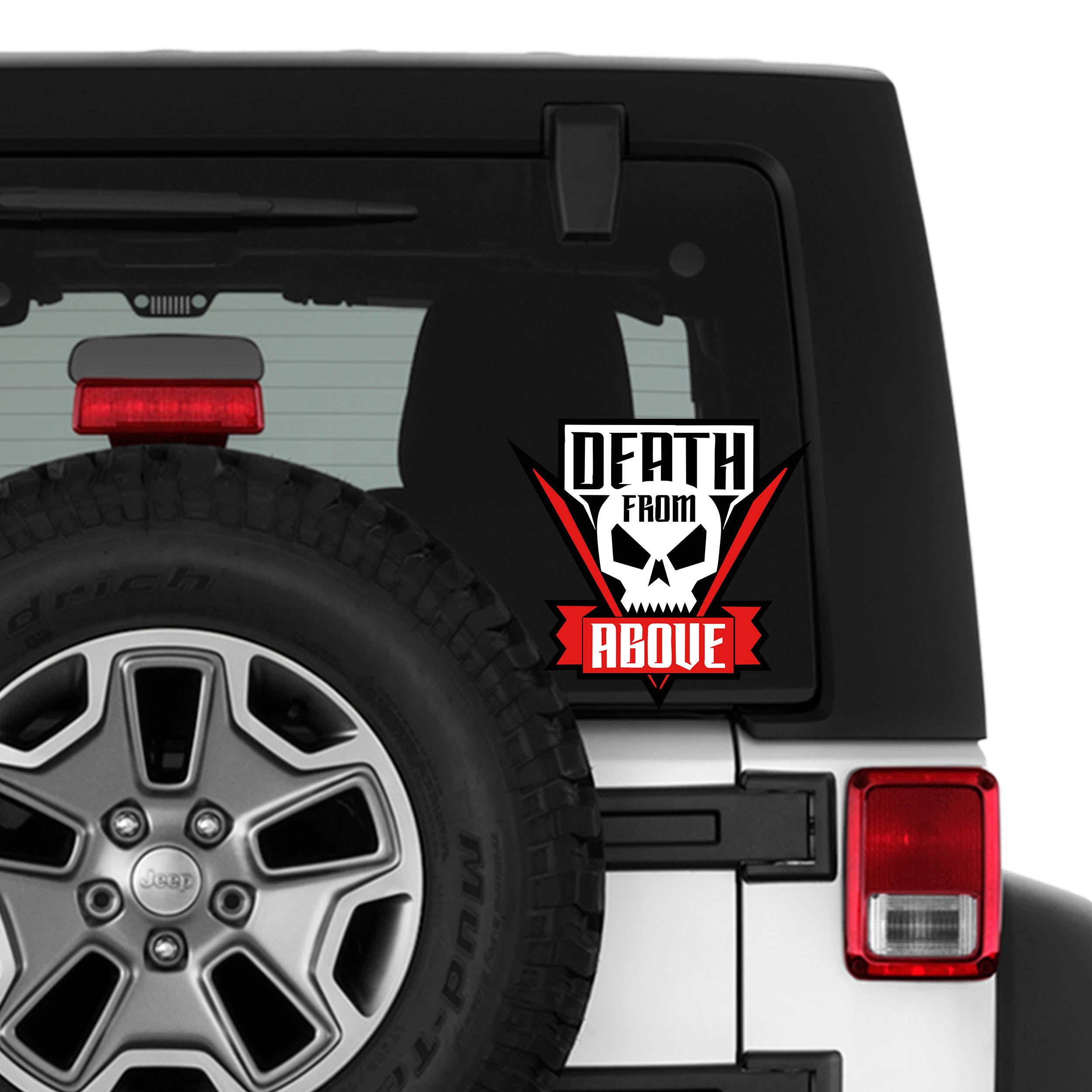 Death From Above Vinyl Sticker