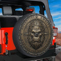 Bronze Compass Sasquatch Adventure Awaits Spare Tire Cover With Backup Camera Hole