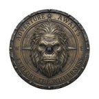 Bronze Compass Sasquatch Adventure Awaits Spare Tire Cover With Backup Camera Hole