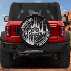 Always Take the Scenic Route Spare Tire Cover With Backup Camera Hole