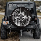 Always Take the Scenic Route Spare Tire Cover With Backup Camera Hole