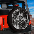 Always Take the Scenic Route Spare Tire Cover With Backup Camera Hole