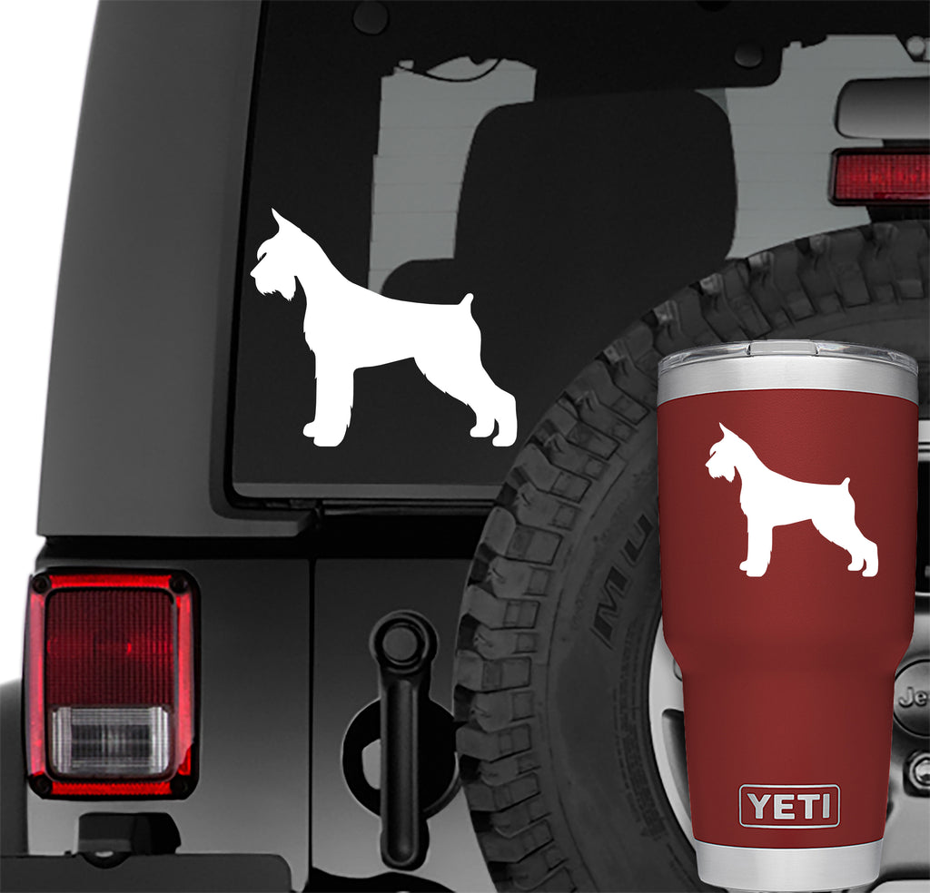 Giant Schnauzer Vinyl Decal