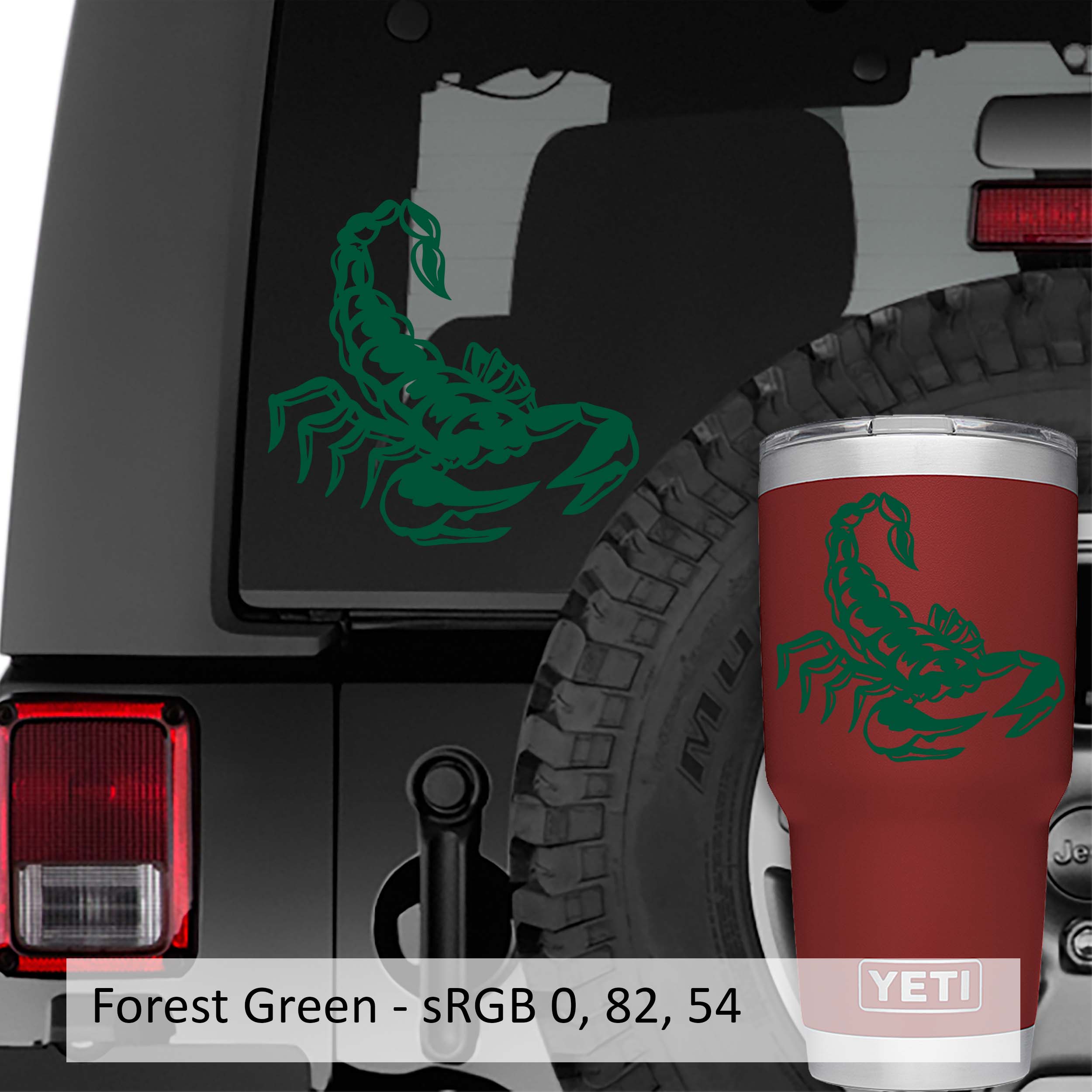 Scorpion Vinyl Decal