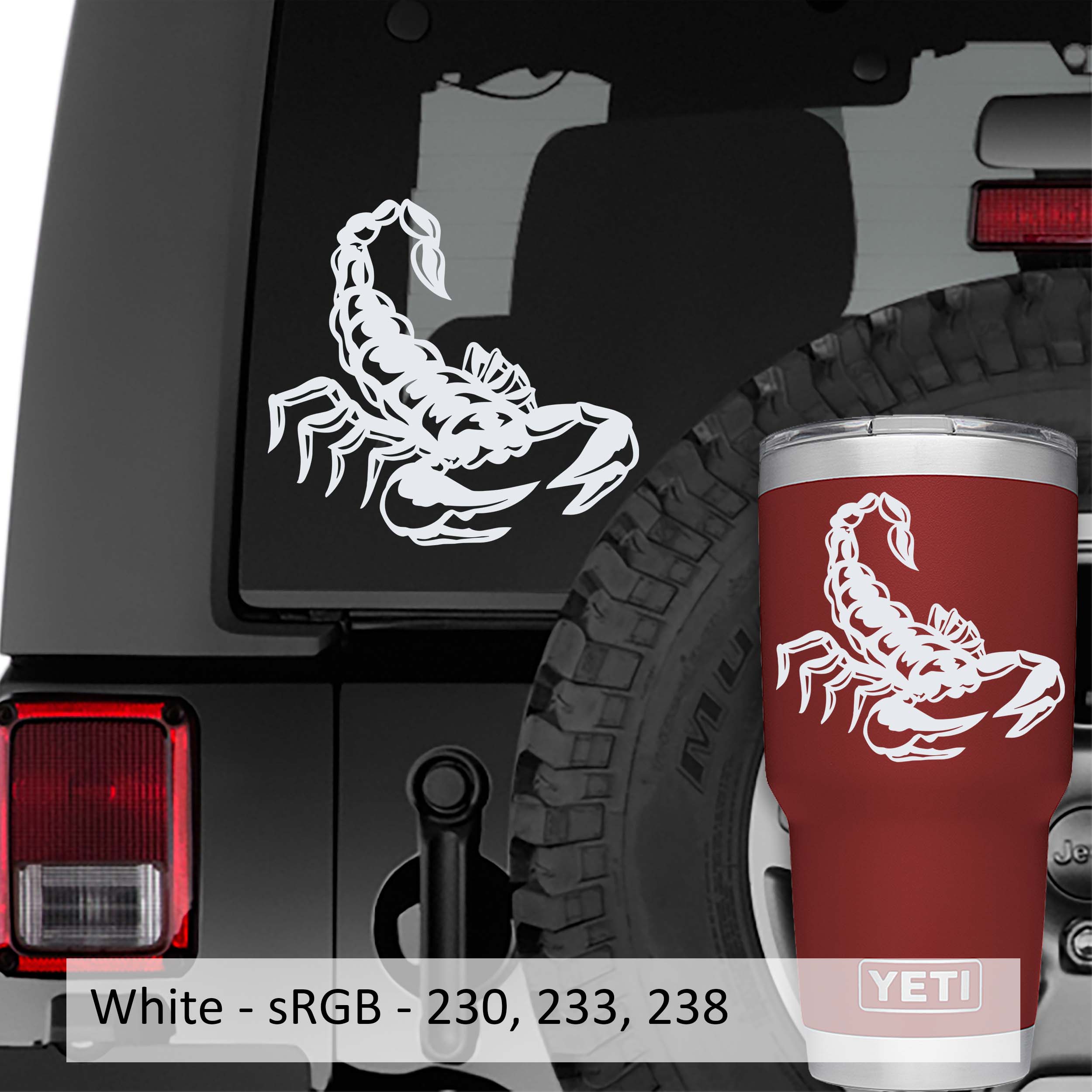 Scorpion Vinyl Decal