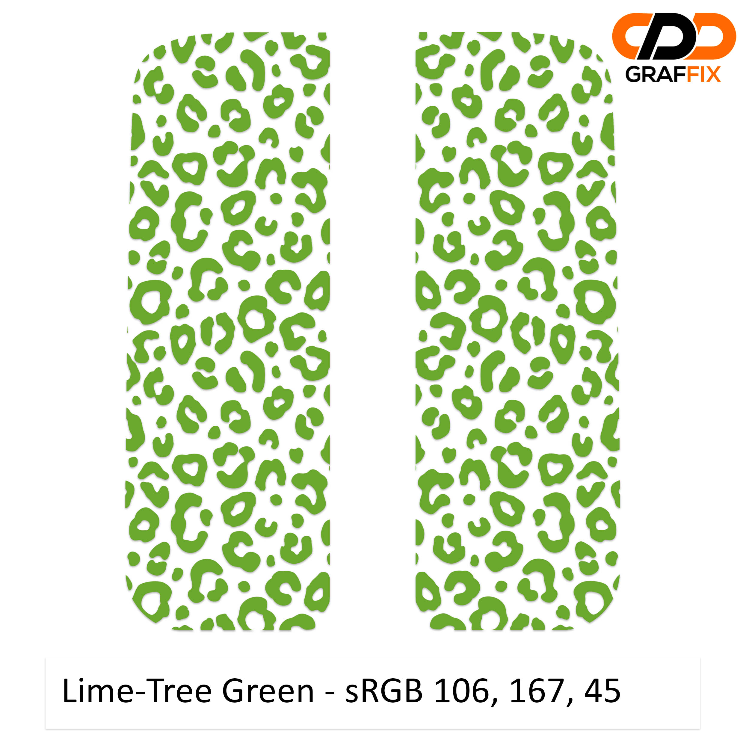 Lime green leopard print side window decal set for Jeep Wrangler JL Gladiator JT 2018 plus