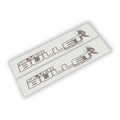 Silver Bullet Edition ram icon paired fender decal kit for Jeep Wrangler JL and Gladiator JT hood