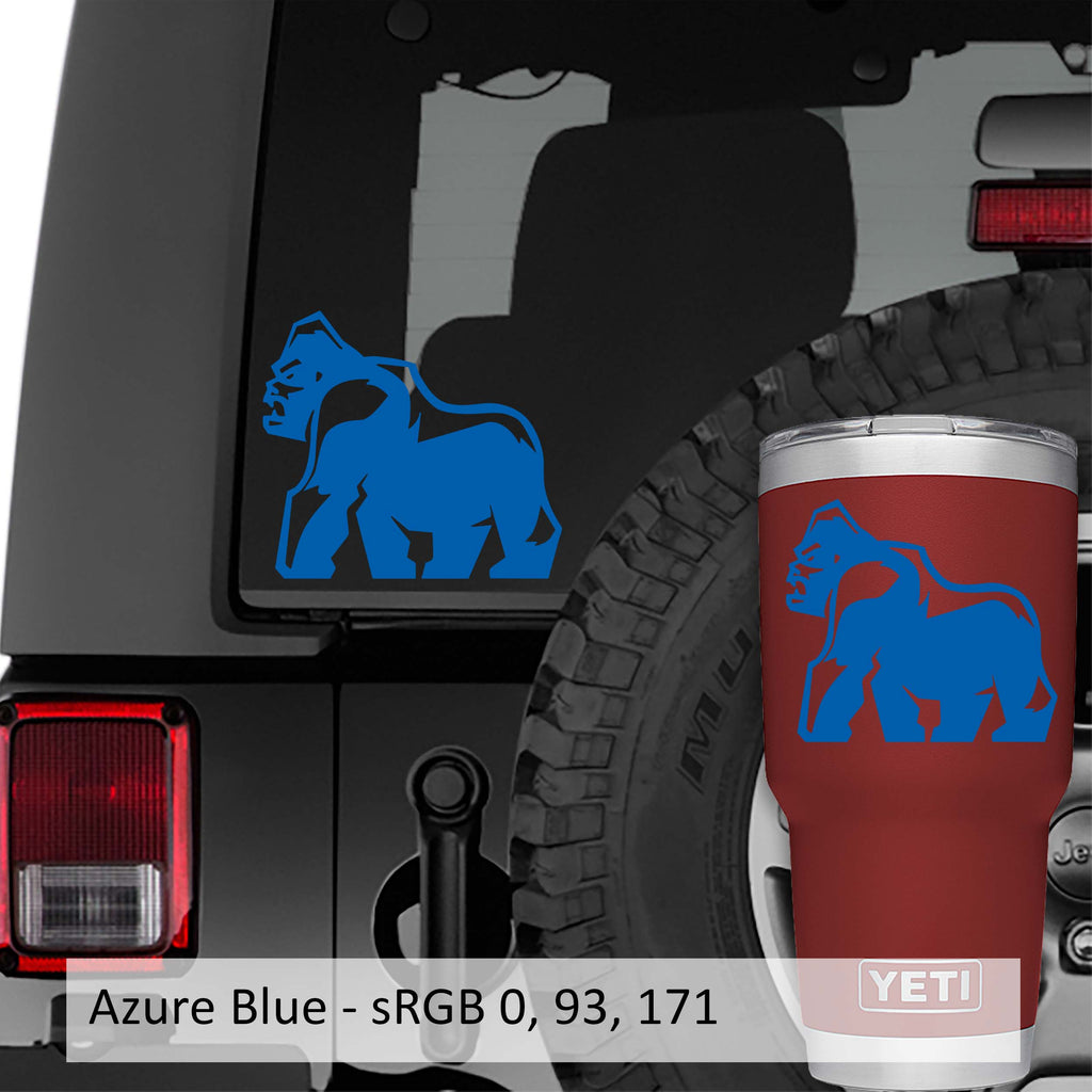 Silverback Gorilla Vinyl Decal