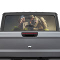 A Soldier's Prayer Perforated See-Thru Rear Window Decal for Jeep Gladiator 2020 - Current