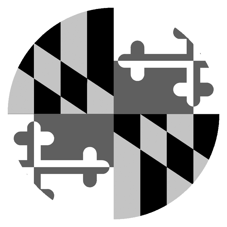 Maryland Flag Heater AC Vent Decals Fits Jeep Wrangler 2011-2024/Fits Jeep Gladiator 2019-2024