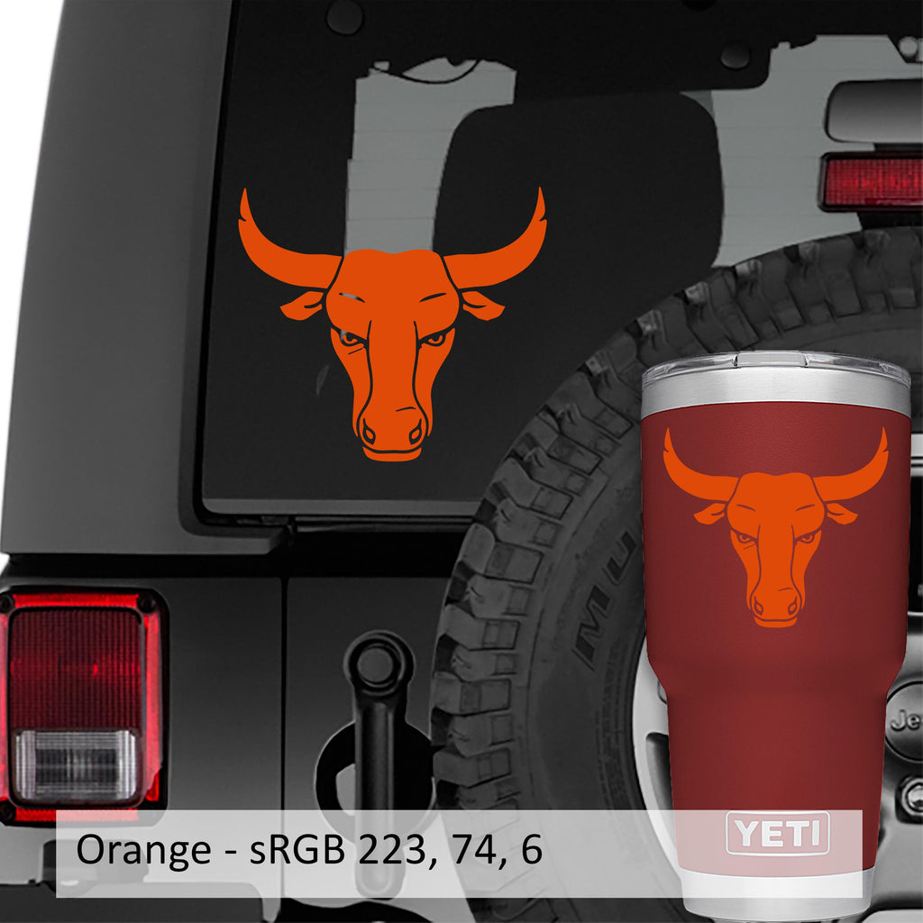 Zodiac Taurus Bull Head Vinyl Decal