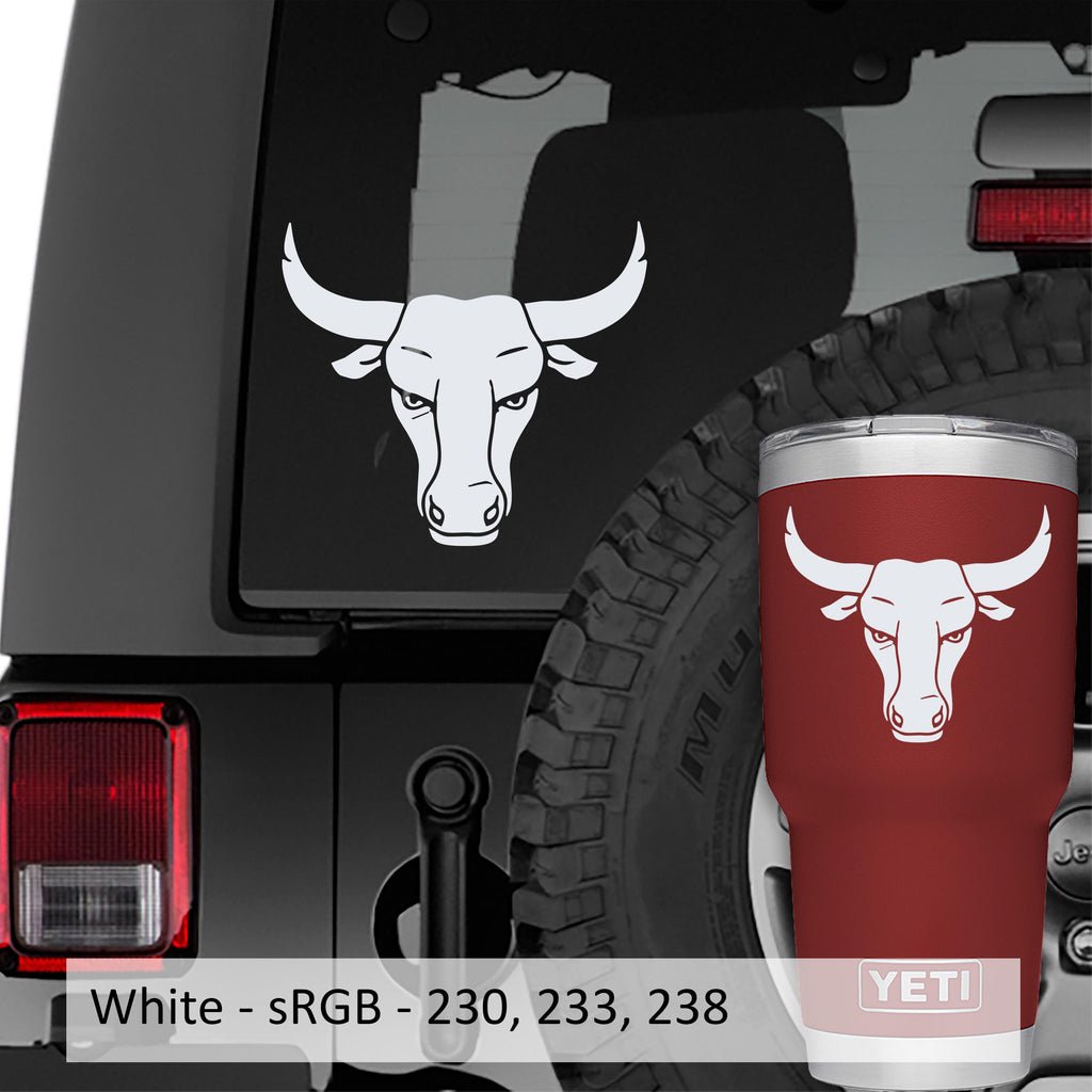 Zodiac Taurus Bull Head Vinyl Decal