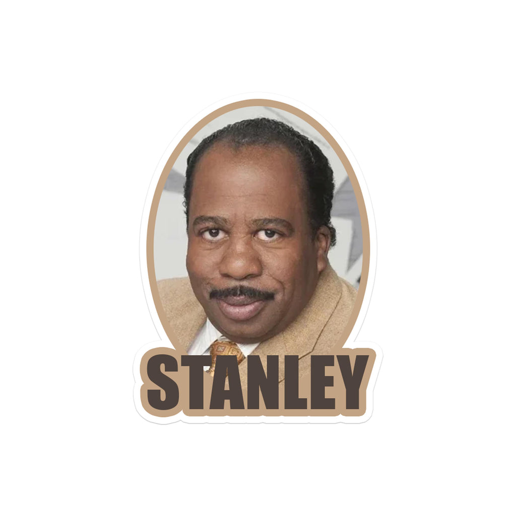 The Office Stanley Hudson Head Vinyl Sticker for Stanley Mugs