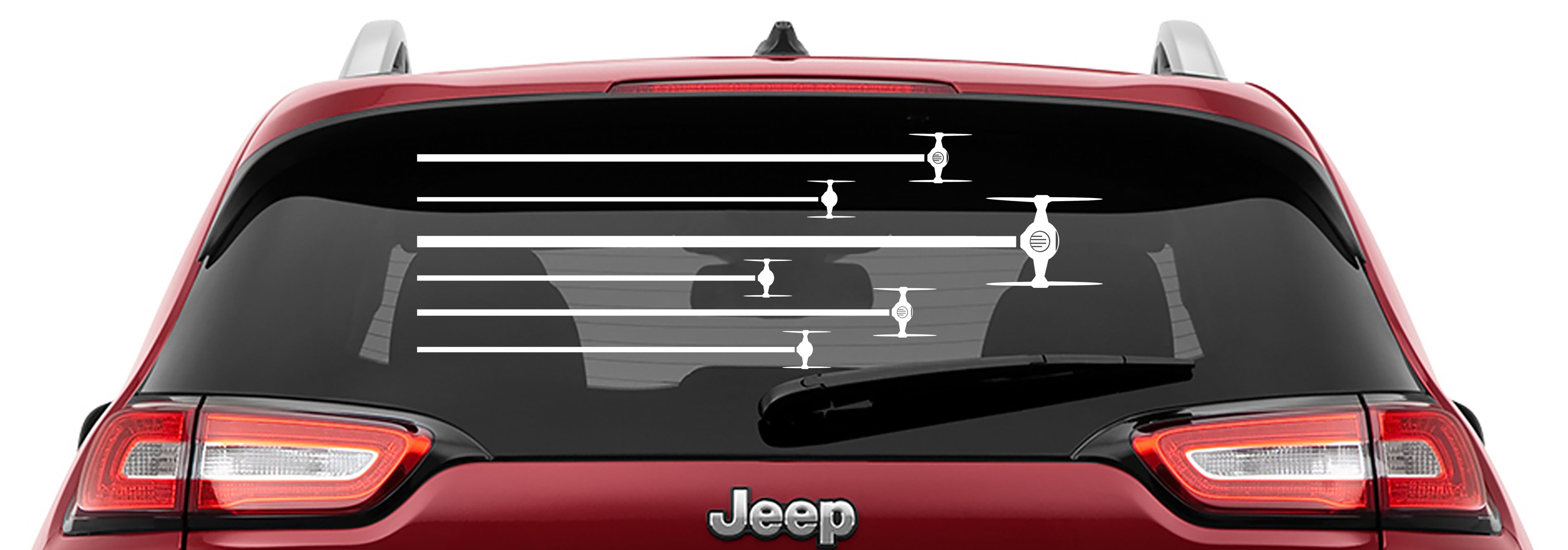  Tie Fighter Formation Squadron Vehicle Stripe Vinyl Decal