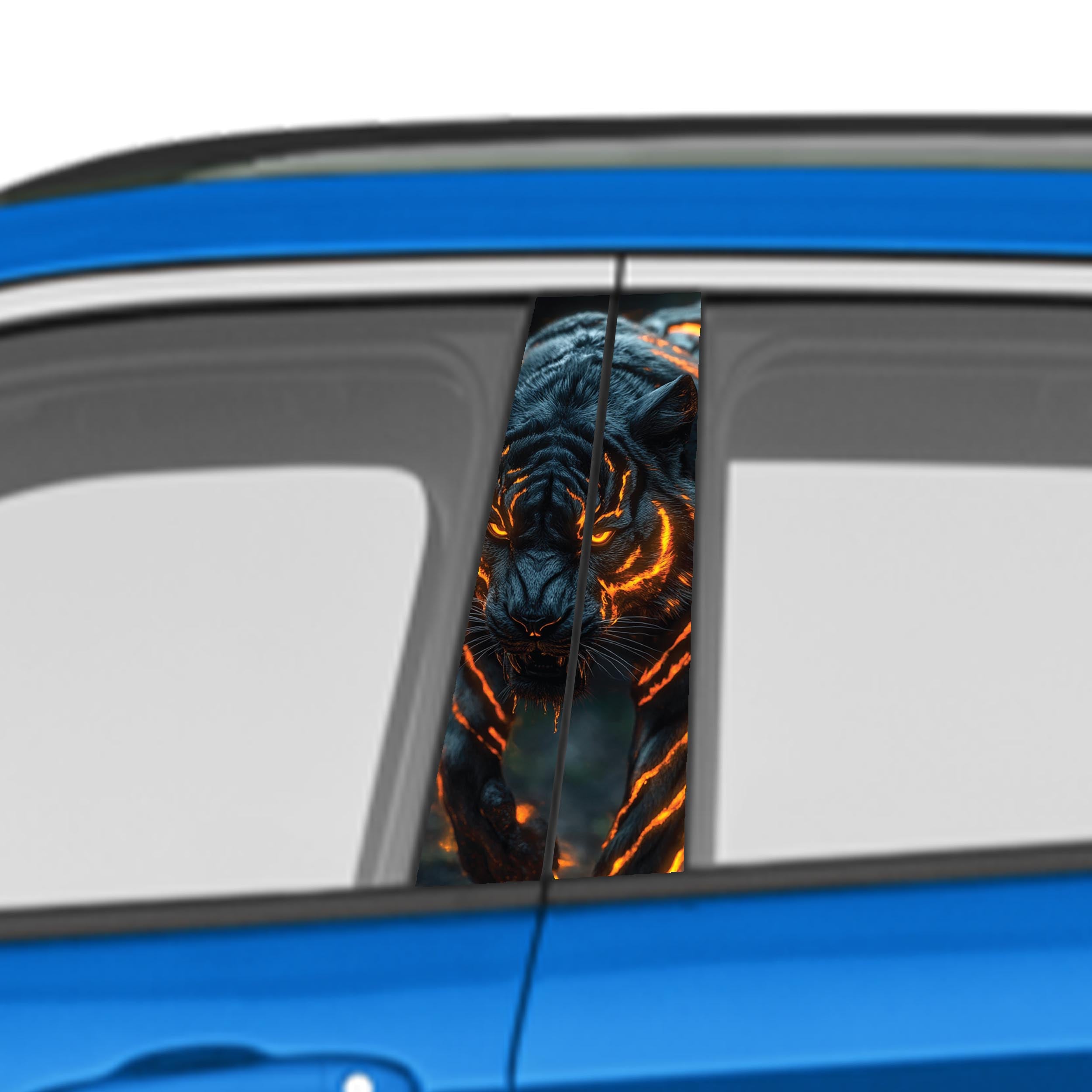 Ancient Warrior Car Door Vinyl Graphic: Bold Livery Sticker for Pillar Panels Universal Fit