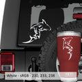 Tribal Maori Shark Vinyl Transfer Decal